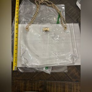 Clear over the shoulder bag medium